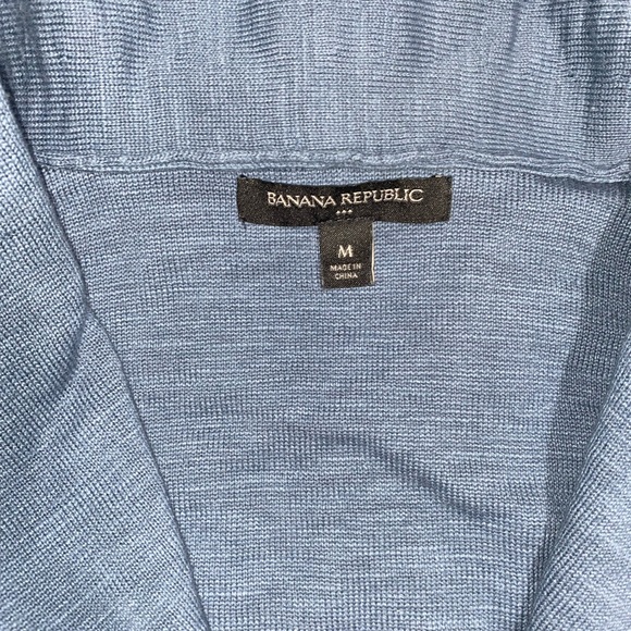 Banana Republic shawl collar cardigan sweater Mens size M - Picture 3 of 3